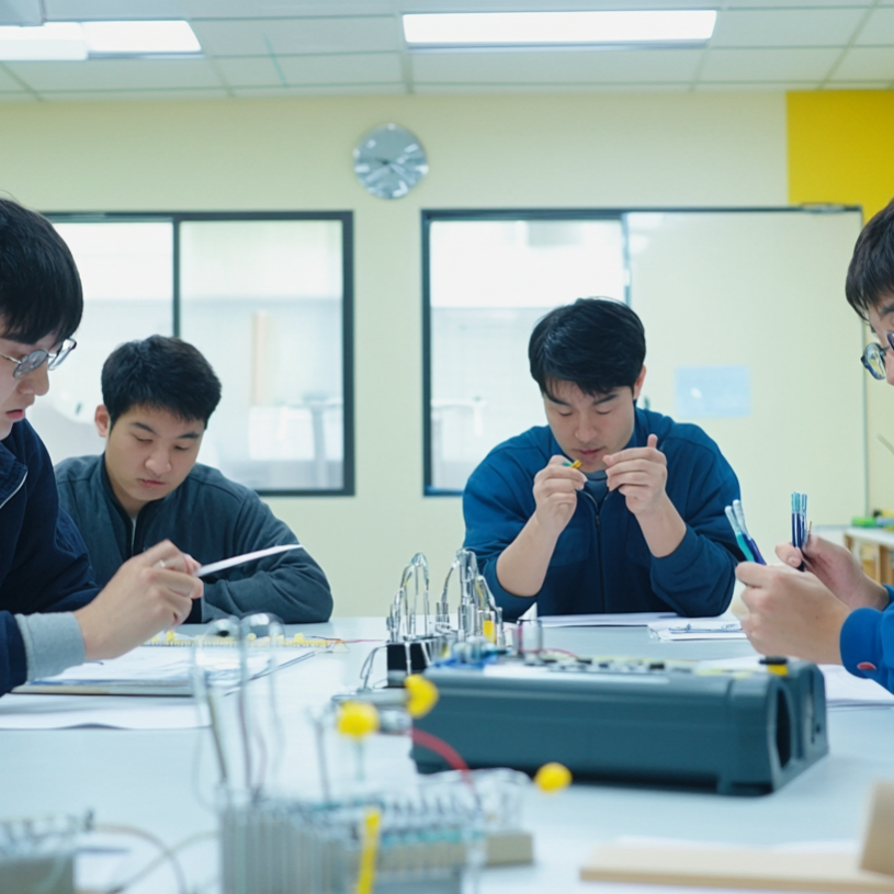 jaemi_24659_Korean_male_plumber_instructor_teaching_water_lea_5fdaf0d2-20f3-4724-b70b-84e3e2f2b2a1_0
